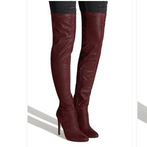 Sexy over the knee heeled boots